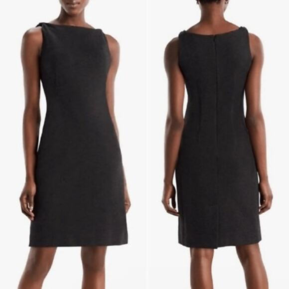 MM. LaFleur Lydia Textured Ponte Knit Twisted Boat Neck Sheath Dress Size 8 - Picture 1 of 10
